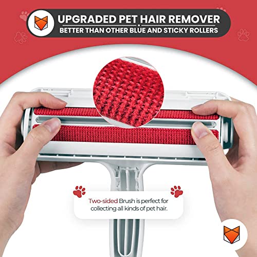 Wooflix Pet Hair Remover - Best dog accessories for puppy - dog hair remover - Lint Remover Roller for dog Fur - Dog & Cat Hair Remover - Remove Dog, Cat Hair from Furniture, Carpets, Bedding Clothing Wooflix Pet Hair Remover - Best dog accessories for puppy - dog hair remover - Lint Remover Roller for dog Fur - Dog & Cat Hair Remover - Remove Dog, Cat Hair from Furniture, Carpets, Bedding Clothing