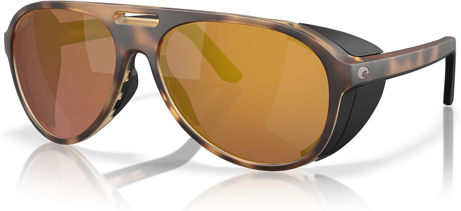 Costa Man Sunglasses Matte Olive Frame, Gray Lenses, 59MM