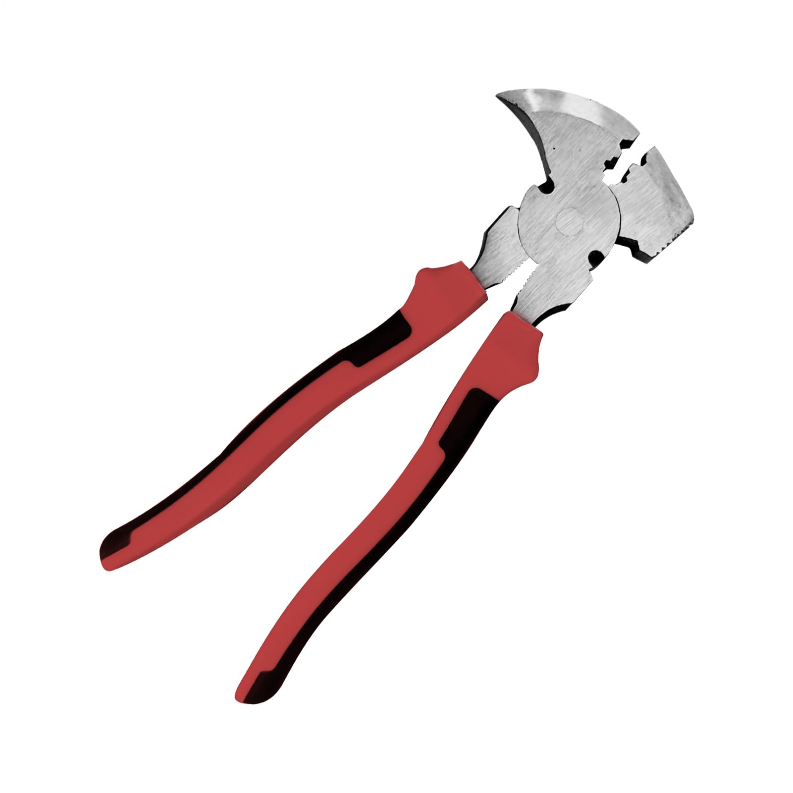 Shears 'Schere, Blechschere, Verschlussschneiden | Zange für Stacheldraht Zaun | Robuste Multifunktions-Handwerkzeuge mit Hammerkopf und Einrasten zum Biegen, Schneiden