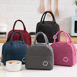 Kit 2 Bolsas Térmica Lancheira Marmiteira, Leve, Compacta, Marmita para Academia, Passeio, Cerveja, Praia, Bebida, Camping, Trabalho (CORES SORTIDAS)