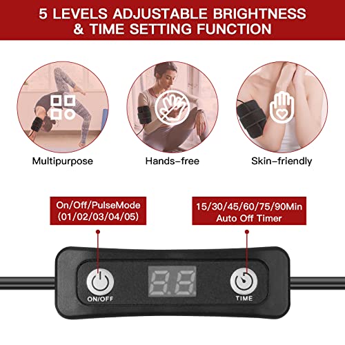 Red Infrared Light Therapy Arm Belt, Deep Therapy Device For Back Shoulder Waist Muscle Pain Relief, Home Use Wearable Arm Wrap With Timer #TOP3