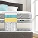 ZINUS 14 Inch Green Tea Cooling Gel Memory Foam Hybrid Mattress, Queen, Pocket Innersprings for Motion Isolation, Mattress in A Box