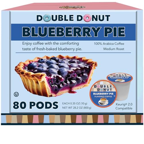 Double Donut Blueberry Pie 80 Cups