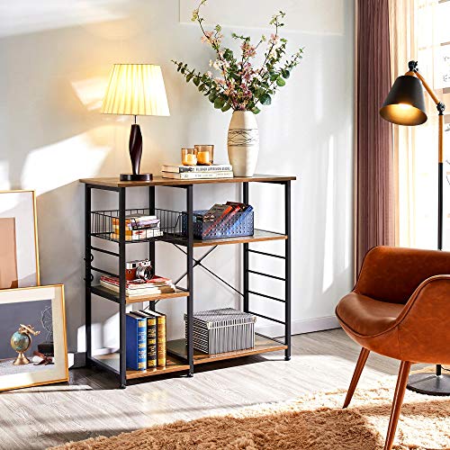 Yaheetech-Kitchen-Island-3-Tier-Industrial-Microwave-Stand-Cart-Shelf-Freestanding-Utility-Storage-Rack-for-Spice-Rack-Organizer-w6-S-shaped-Hooks-Easy-Assembly-Rustic-Brown Yaheetech Kitchen Island 3 Tier Industrial Microwave Stand Cart Shelf Freestanding Utility Storage Rack for Spice Rack Organizer w6 S shaped Hooks Easy Assembly Rustic Brown