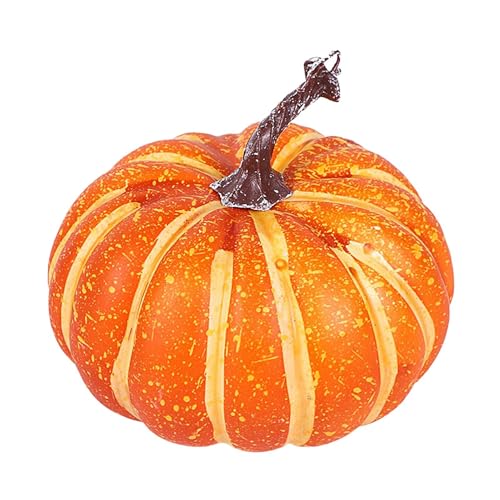 Bajbumgn Zucche finte, zucche in schiuma - Decorazioni autunnali realistiche di zucca - Zucche artificiali autunnali Ake Pumpkin Foam Pumpkin Centrotavola autunnale per la decorazione della festa di