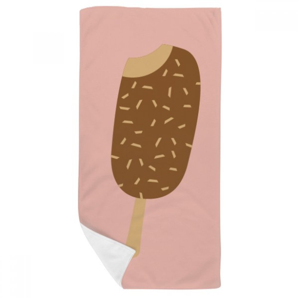 Gant de toilette doux chocolat croustillant, serviette 35x70cm haute absorption