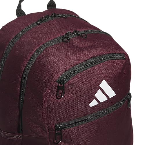Image of adidas Striker 3 Team Sports Backpack - Daypack for Sports Gym Travel, 36L, Maroon, OSFA