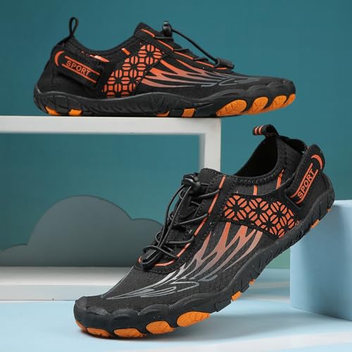 GUNIYIFS Adult Water Shoes Women,Barefoot Man Footwear Non-Slip Hike Barefoot Shoes Unisex Outdoor Wide Toe Athletic Beach2