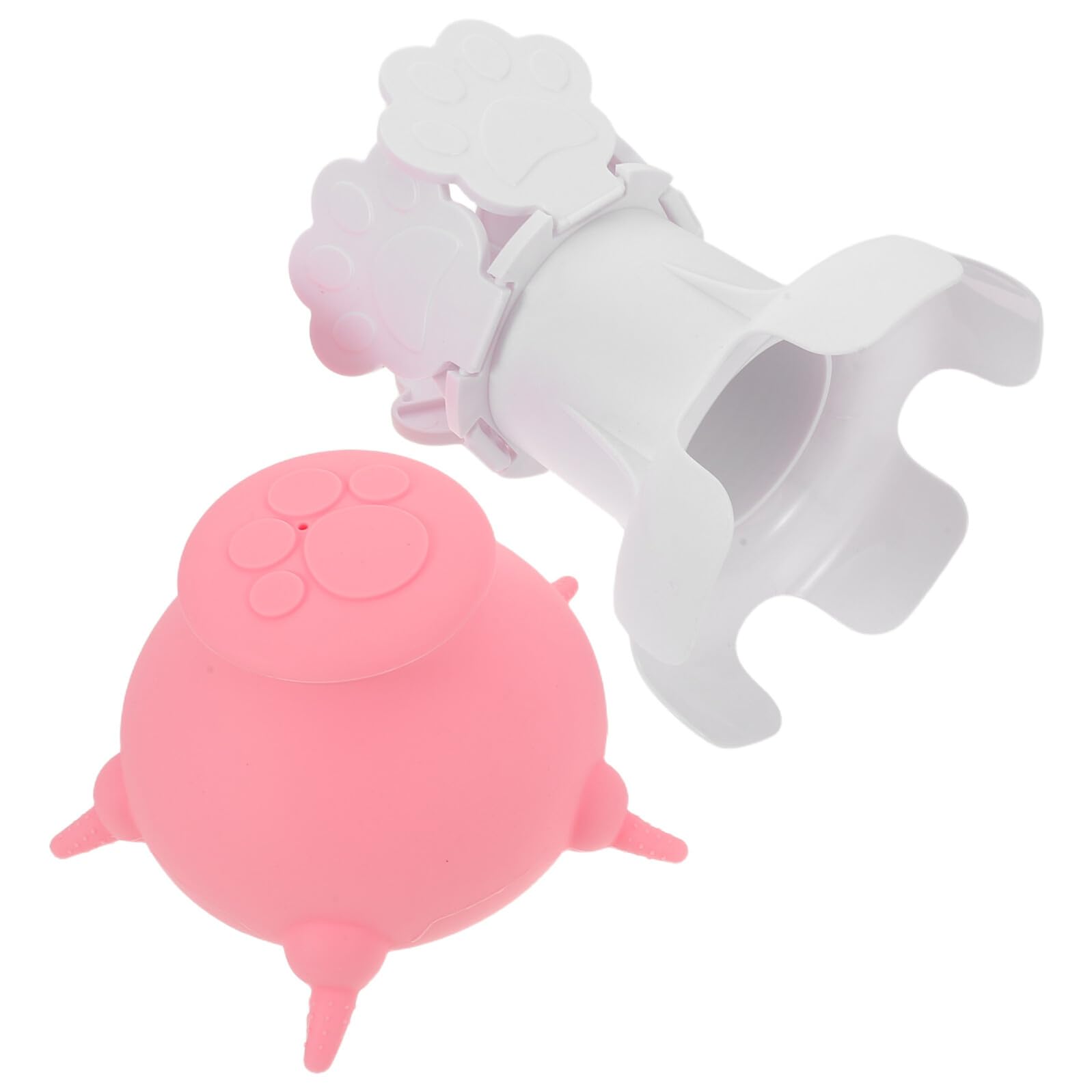 Didiseaon Biberon per Allattamento Regolabile in Altezza per Cuccioli e Gattini Bottiglia in Silicone per Animali Domestici Set Multiuso per Alimentazione e Abbeveraggio di Piccoli