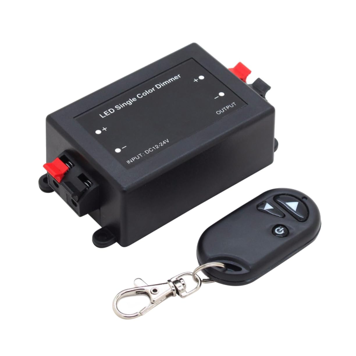 UKCOCO Controlador de Atenuación de Luz Led de 3 Piezas 12 V- V con Atenuación Digital Remota para Ajuste de Brillo Control Remoto de 3 Botones