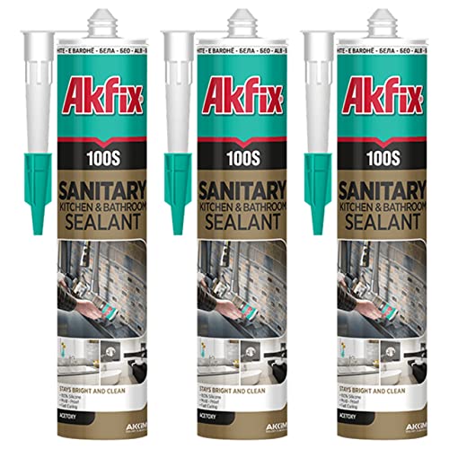 Akfix 100S RTV Silicone Caulk Clear
