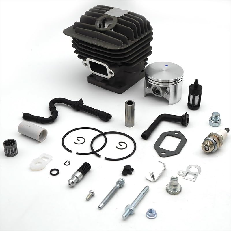 Części do kosiarki 52MM tłok cylindra filtr oleju opałowego linia regulator węża napinacz zestaw do Stihl 046 MS460 MS 460 ogród części zamienne piły łańcuchowej