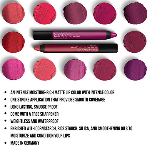 Image of Colorbar Matte me as I am Lipcolor-Stunt, Nude, 2 g (Pack of 2)