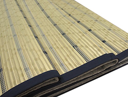 さるるの部屋 い草裏貼カーペット 碧水 江戸間2畳 174x174cm 不織布貼 やわらか 軽量 薄手 さらさら [5]