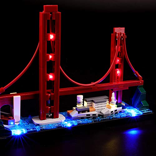 LIGHTAILING Licht-Set Für (Architecture San Francisco) Modell - LED Licht-Set Kompatibel Mit Lego 21043(Modell Nicht… – Bild 4