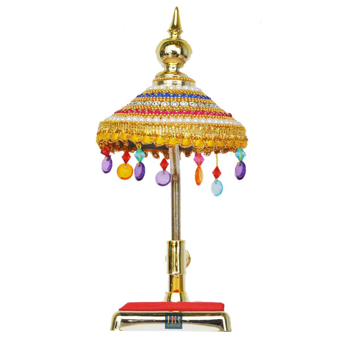 hr enterprises HR Enterprises(Diamond Umbrella Small Decorative Umbrella for God Idols,Umbrella for God Idols, Umbrella for car Dashboard,Home Decor.-picture-55