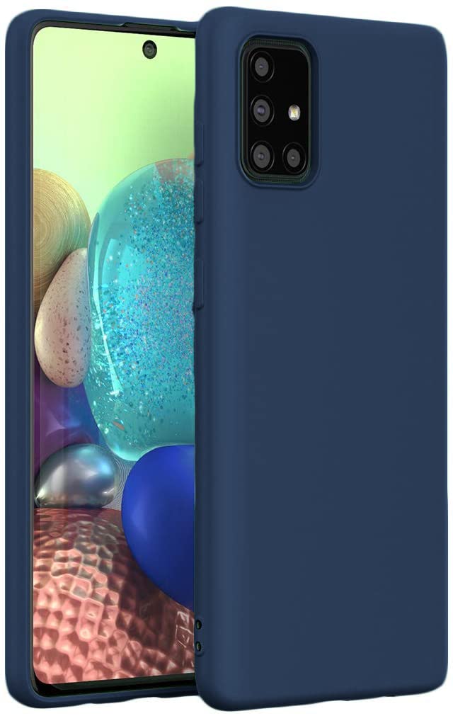 LOXXO® Liquid Silicone Soft Back Cover Case Designed for Samsung Galaxy M51 (Blue) (B08W2CCB7D) Amazon Price History, Amazon Price Tracker