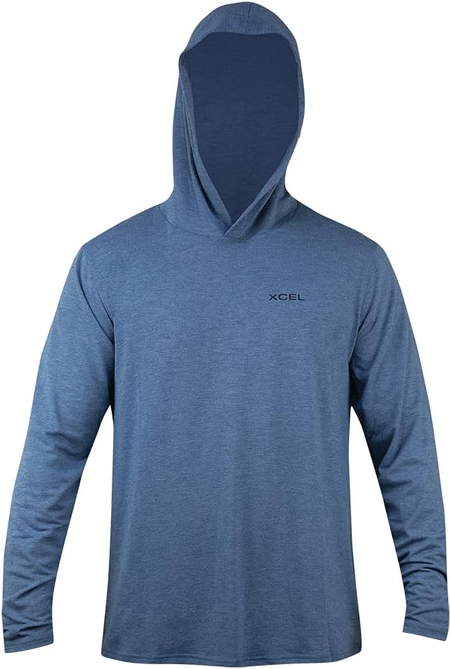 XCEL Mens ThreadX Hooded Long Sleeve UV Sun Shirt