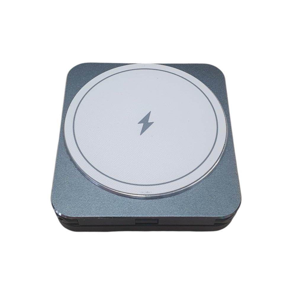 Caricabatterie wireless magnetico pieghevole quadrato sottile 3 in 1 per orologio e auricolari