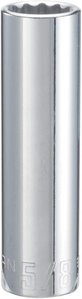 CRAFTSMAN Deep Socket, SAE, 1/2-Inch Drive, 3/8-Inch, 12-Point (CMMT99177) : Tools & Home Improvement