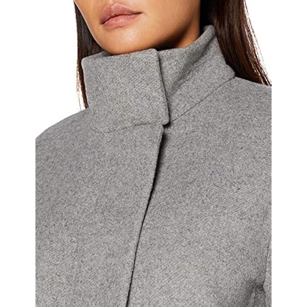 Cartoon 7008/7658 Abrigo de Lana, Gris/Amarillo, 36 para Mujer