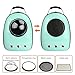 BlitzWolf Anzone Pet Portable Carrier Space Capsule Backpack, Pet Bubble Traveler Knapsack Multiple Air Vents Waterproof Lightweight Handbag for Cats Small Dogs & Petite Animals-Cyan,30L