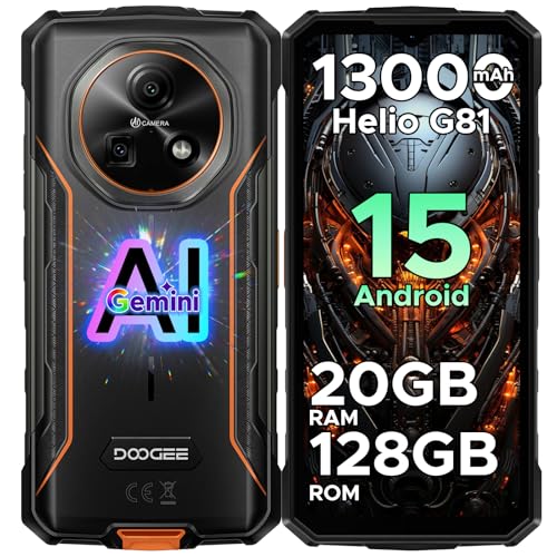 DOOGEE Fire 5 Pro Movil irrompible, 20GB RAM+128GB ROM (TF 2TB) 6,6 DOOGEE Fire 5 Pro Movil irrompible, 20GB RAM+128GB ROM (TF 2TB) 6,6