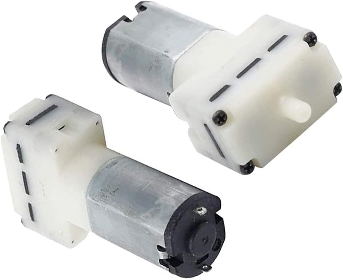 Mini motor de bomba de aire DC 3V 12A Micro bomba de vacío para tanque de acuario Circular oxígeno proyectos de bricolaje, paquete de 2