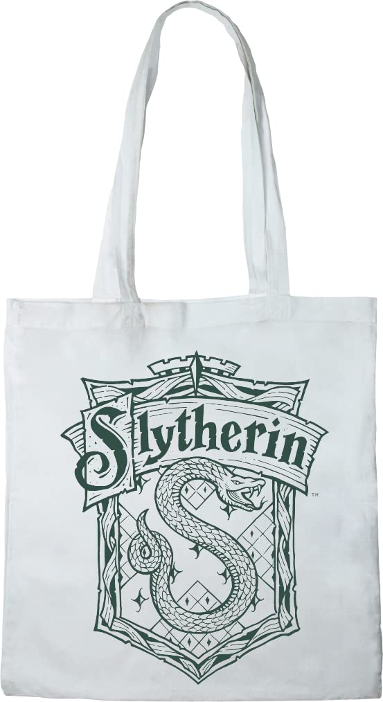 HARRY POTTER Unisex Bwhapombb008 Tote Bag, White, standard size, Utility