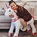PonyCycle Ride on Unicorn Toys for Girls Pony Riding Pink Unicorn Rocking Horse No Battery Required (with Brake/ 35.4