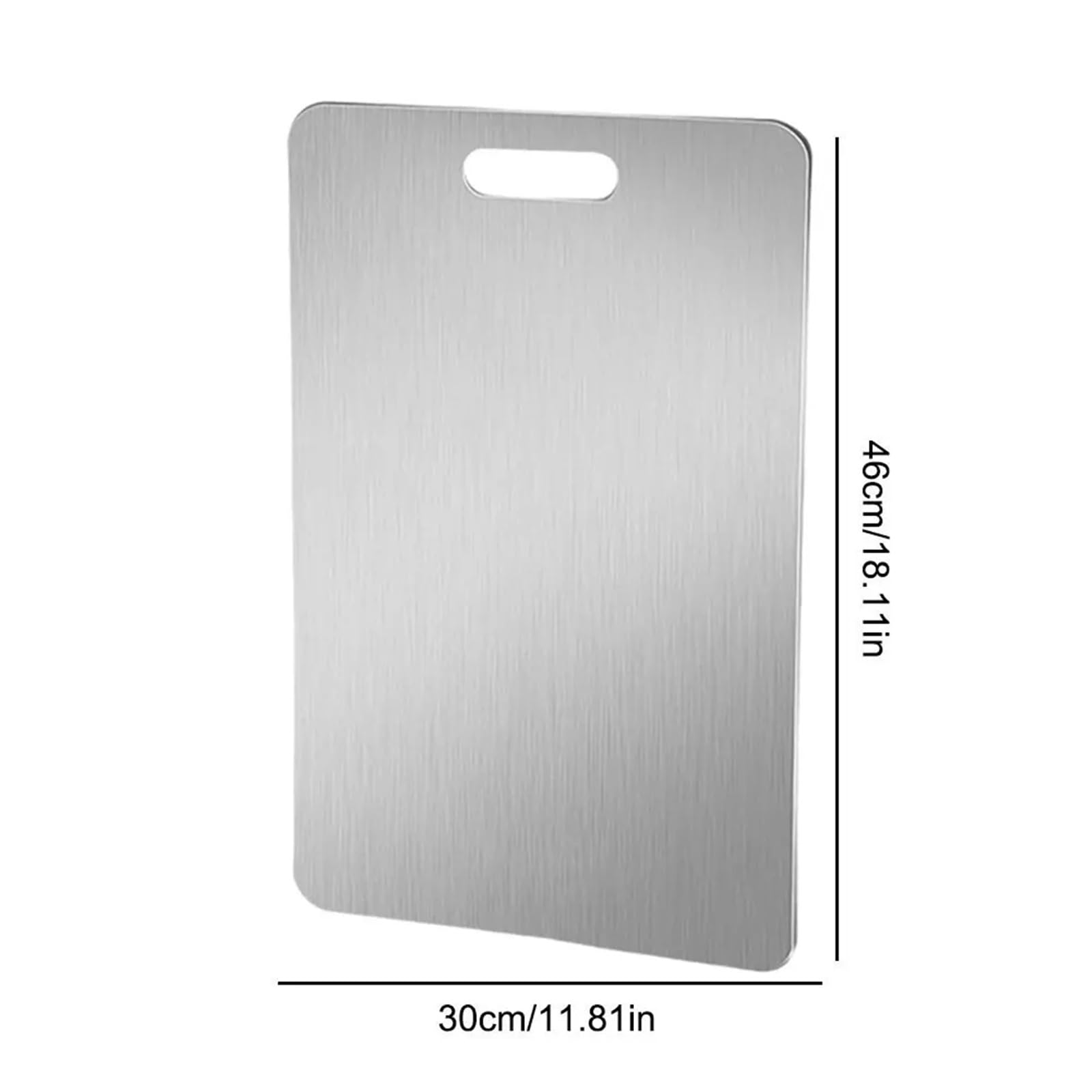 Planche a Decouper Inox Pâte à pétrir double face en acier inoxydable