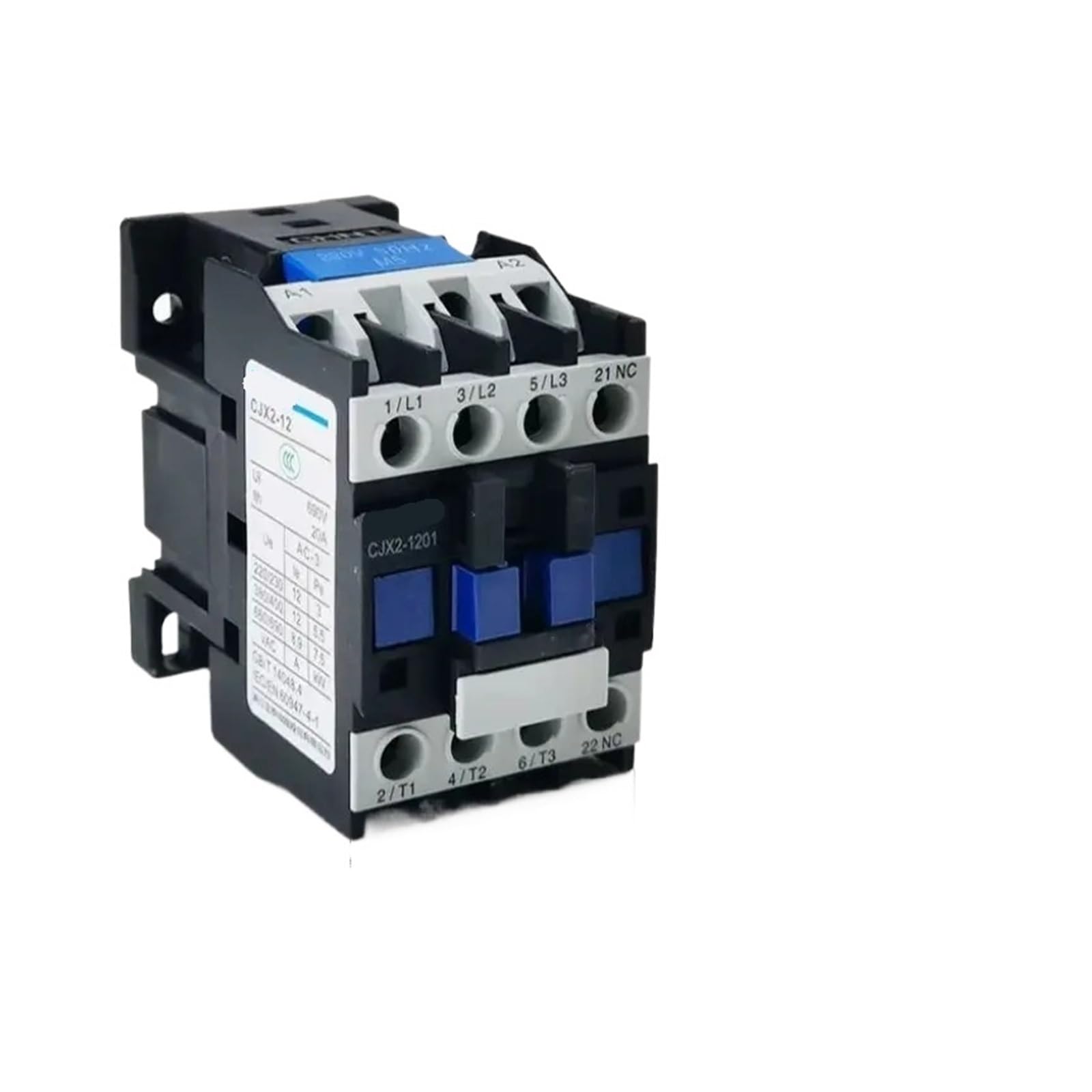 CJX2 Trójfazowy stycznik AC 110V - prąd znamionowy 9A 12A 18A 25A 32A 40A 50A 65A 80A 95A (CJX2-4011 40A)