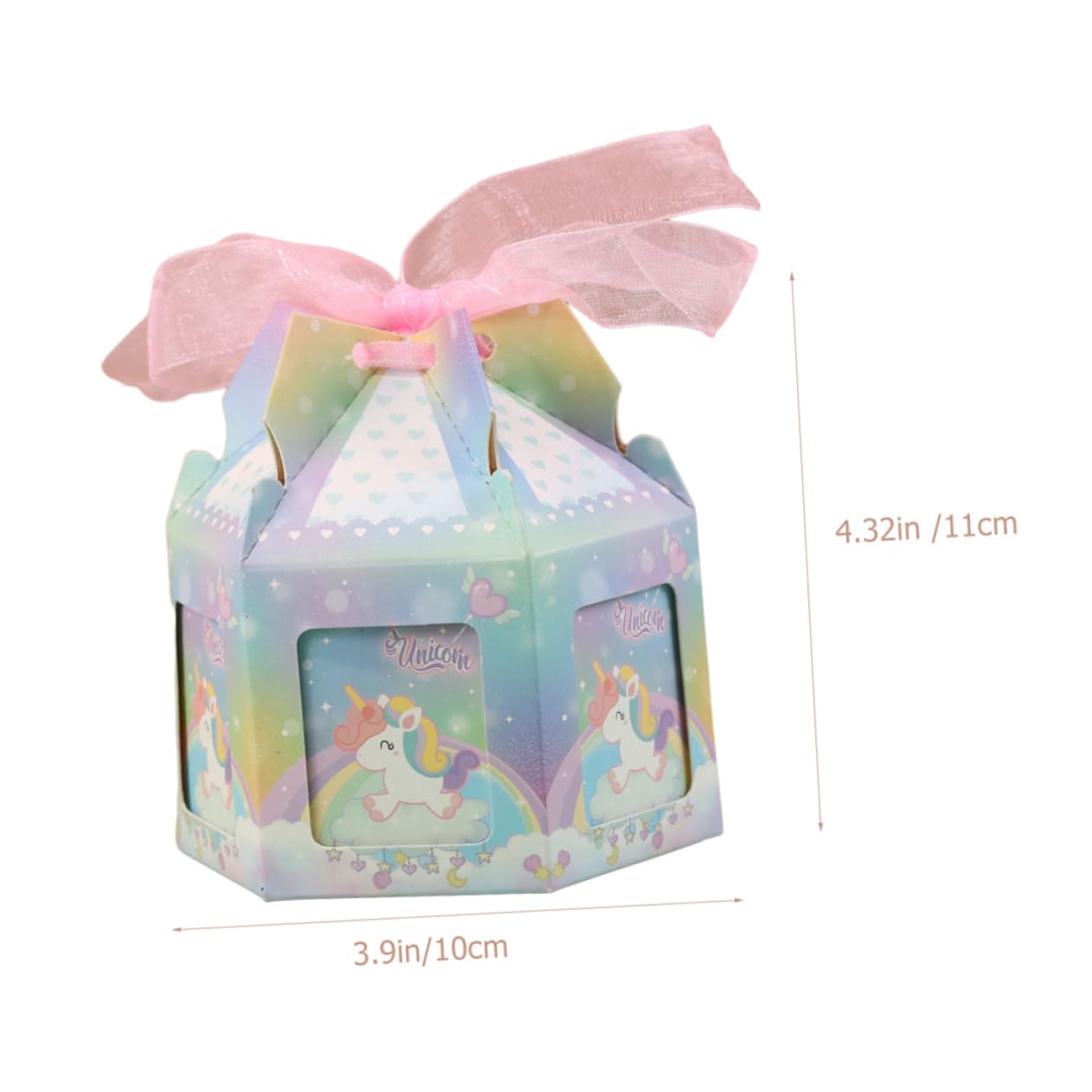 FRCOLOR Scatola per Confetti 50 Pezzi in Carta Nastro per Matrimonio