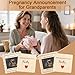 Pregnancy Announcement Box for Grandparents with Sign - Baby Coming Soon Gift, Holds 3x4 Ultrasound Photo, Surprise Reveal Keepsake for Parents