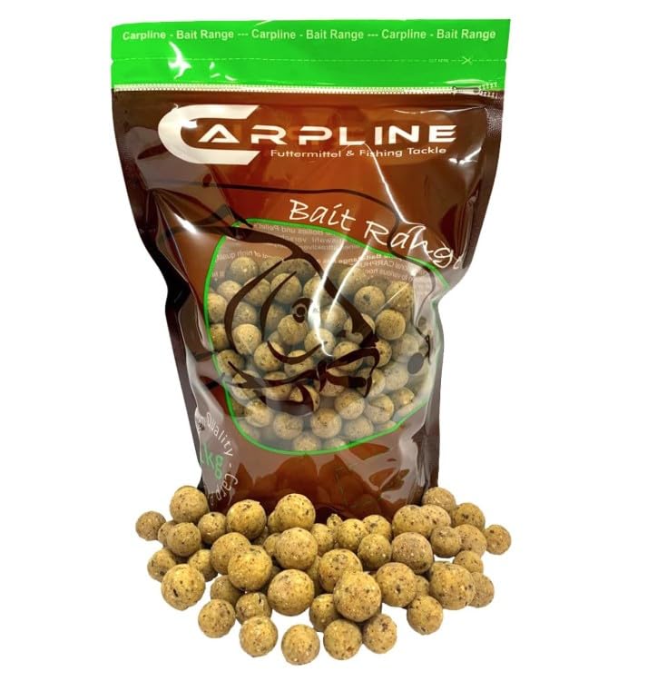 Premium Boilies Tinuts Tigernuss - 5 kg - 24 mm - Karpfenköder zum Angeln, Futterboilies zum Anfüttern von Karpfen, Carp Baits, Angelfutter mit Lockstoff
