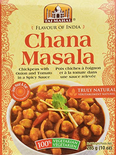 Taj Mahal Chana Masala – Ready to Eat (Chickpeas), 285 Grams Beige