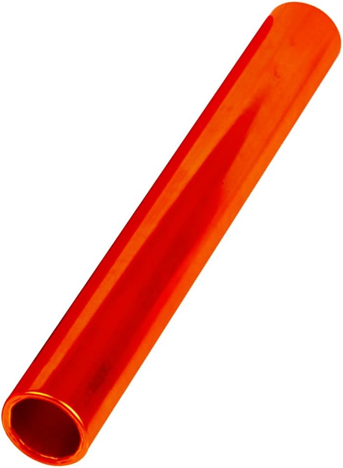 Freshday Track and Field Races Relay Baton, Aluminum Double Curling Relay Batons Track (Green)
