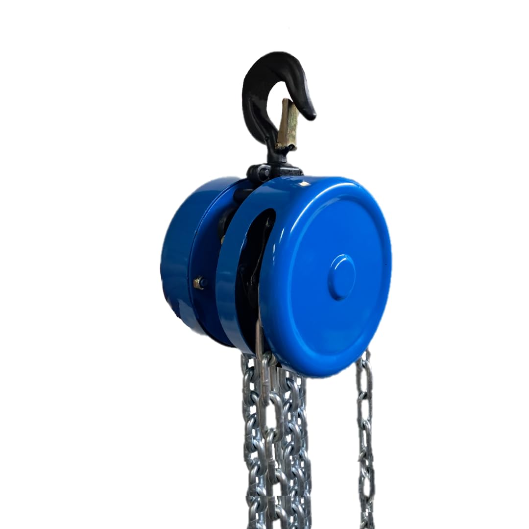 SHT Kettenzug/Stirnradflaschenzug SFZ 1-Strang mit 500kg Traglast| 5m Hub, kompakter Flaschenzug Seilzug