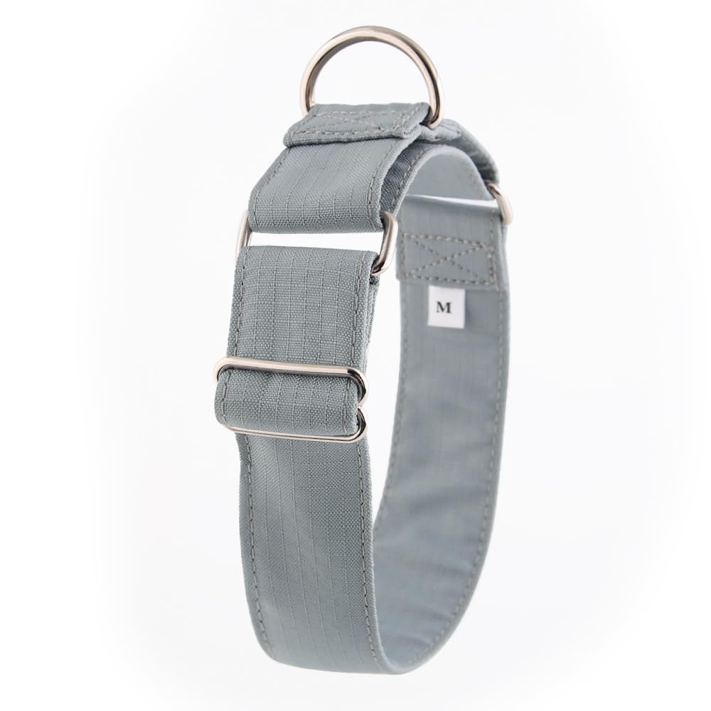 Snootiful Hound Martingale Collar, Grey, Ideal for Greyhounds Whippets, Lurchers and All Sighthound Breeds - Image 3