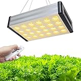 【Temporizador y encendido / apagado automático】 Temporizador integrado de 6/12/18 horas. Configure el tiempo que necesita por control remoto. Evite el corte de energía de las led grow light. Estas focos de cultivo espectro completo se encenderán y apagarán automáticamente día tras día. esta Lámpara de crecimiento Adecuada para todas las etapas de crecimiento, gran impulso para la fotosíntesis de las plantas, ayuda a la siembra de plantas a florecer y fructificar