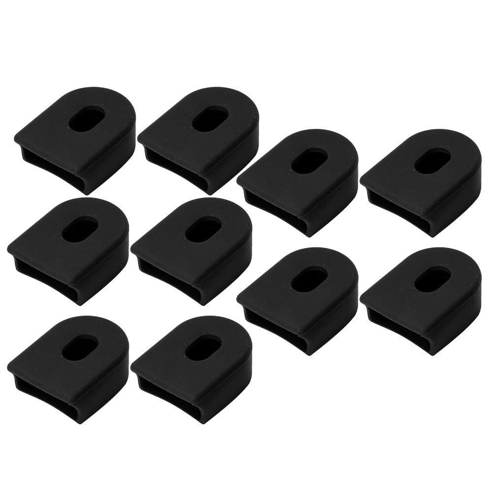 Lot De 2 Capuchons Anti-poussière Pour Pédalier Vélo - Acier Chromé - Universel