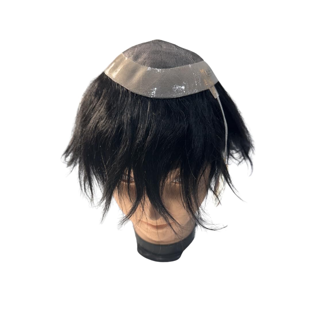 Human Hair Wig for Men, Real Human Hair Wigs, Mens Wig Short Hair, Hair Patch for men (Mono_8x6_Dark Brown)-image-42