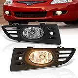 AJP Distributors JDM Front Driving Bumper Fog Lights Lamps Assembly LH RH + Bezels Bulbs Switch Wiri