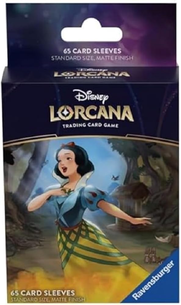 Ravensburger Disney Lorcana TCG Card Sleeves Featuring Snow White – Well Wisher by Javi Salas | 65 Protective Sleeves for TCG Decks | Ages 8+