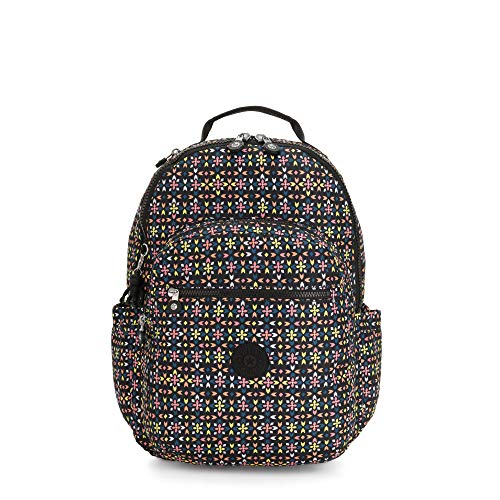 Kipling Women's Seoul 15" Laptop Backpack, Durable, Roomy with Padded Shoulder Straps, Built-In Protective Sleeve