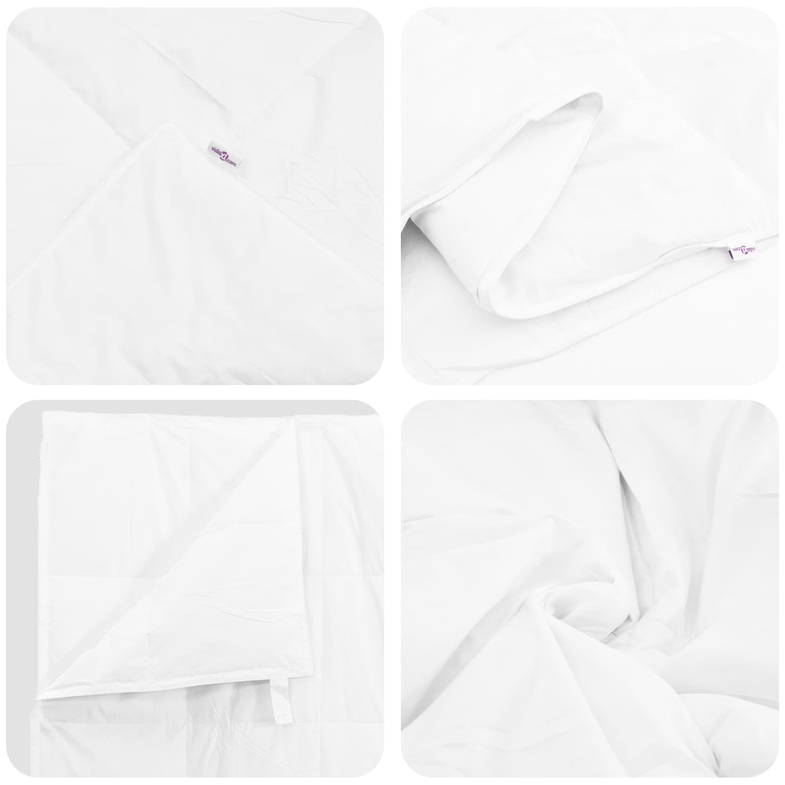 Set copripiumino invernale con cuscino, 200 x 135 cm, traspirante, facile da pulire, caldo, per camera da letto e camera degli ospiti, adatto per chi soffre di allergie, morbido