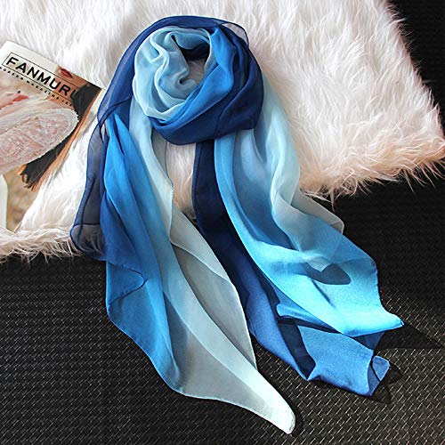 Minache Women Chiffon Long Scarf Fashion Summer Fall Beach Shawl Wrap3