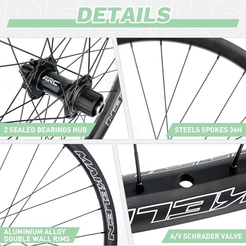 MAKELEN Heavy Duty BMX Rear Wheel
