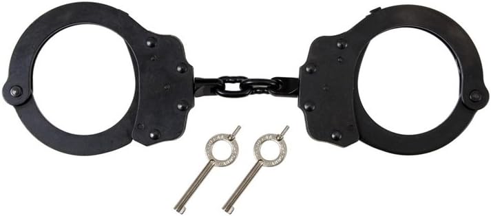 Chain Link Handcuff, Black Oxide Finish - M - 4711