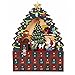 Kurt Adler Christmas Tree 24-Piece Advent Calendar, 16-Inch